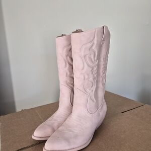 Pink Western Boots